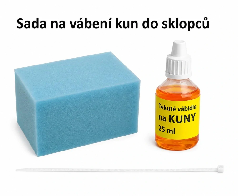 Sada na vábení kun a lišek do sklopců