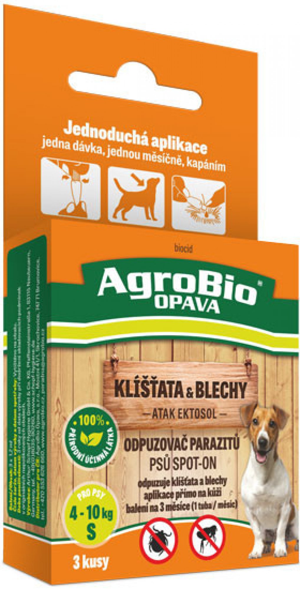 ATAK - Ektosol odpuzovač klíšťat a blech pro psy