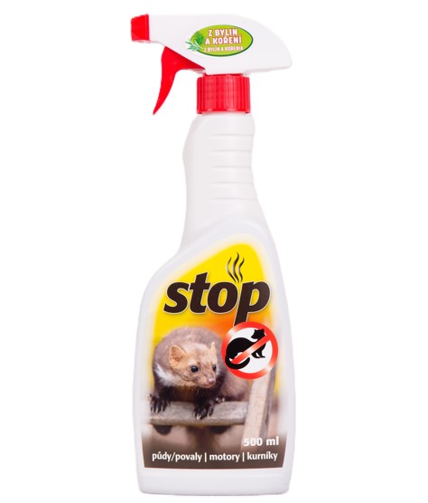 STOP KUNÁM - pachový odpuzovač kun 500 ml. 