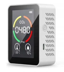 Detektor oxidu uhličitého CO2-08N s měřením teploty a vlhkosti - Měřič vydýchanosti vzduchu