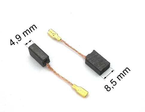 408 uhlíkové kartáče 4,9 x 8,5 mm