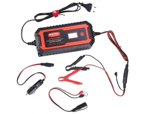 EXTOL PREMIUM autonabíječka 9stupňová – Inteligentní nabíječka pro 6 V/12 V baterie