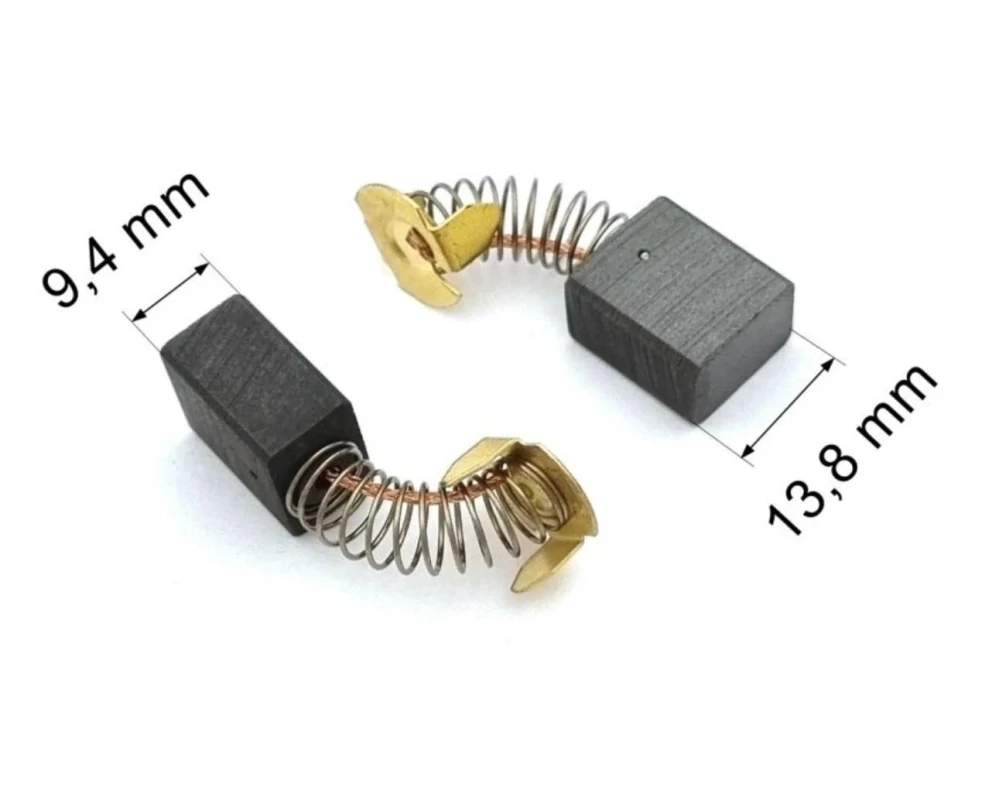 086 uhlíkové kartáče 9,4 x 13,8 mm