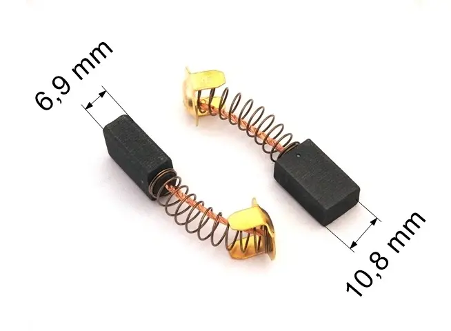 Náhradní uhlíky 6,9 x 10,9 x 16,9 mm