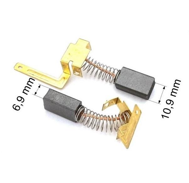 429 uhlíkové kartáče 6,9 × 10,9 mm