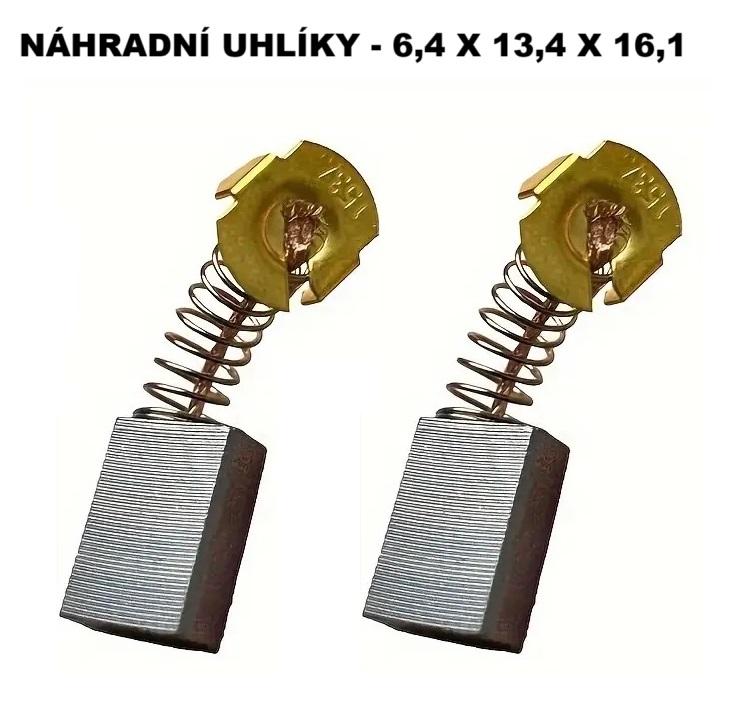 Náhradní uhlíky 6,4 x 13,4 x 16,1 mm