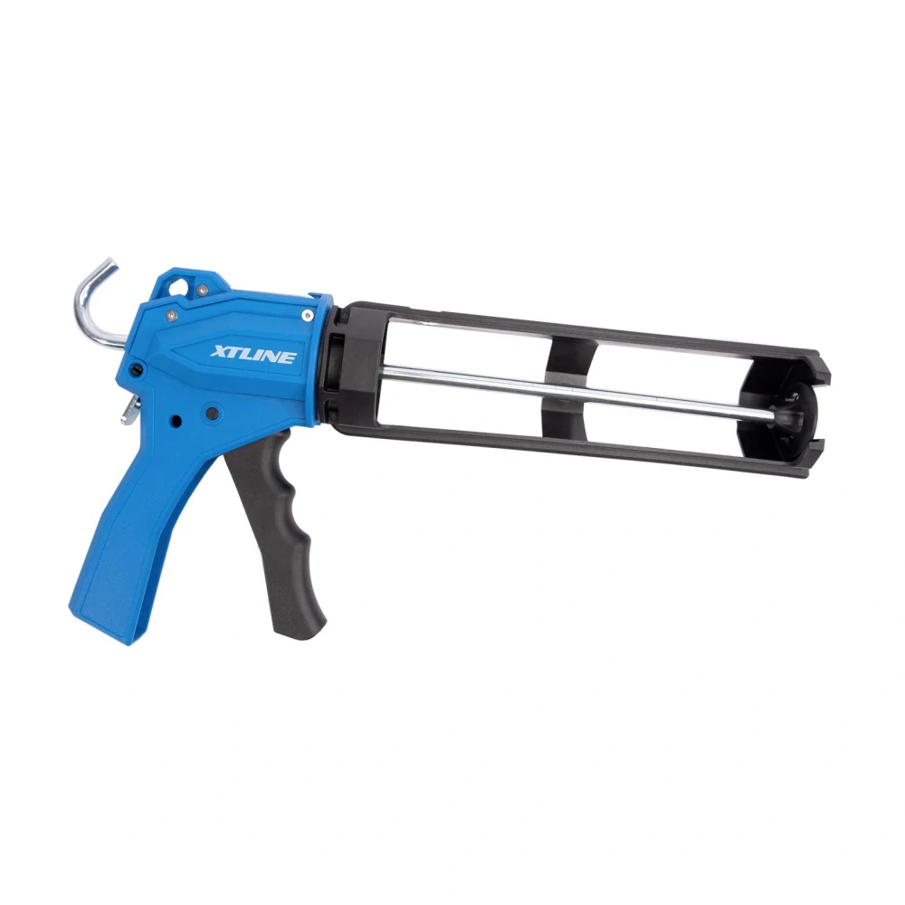 XTLINE Pistole na tmel vytlačovací plastová, přepínač DRIPLESS | 310 ml