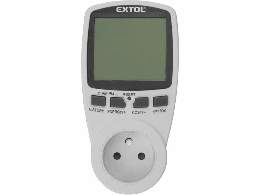 Měřič spotřeby el. energie do zásuvky - wattmetr