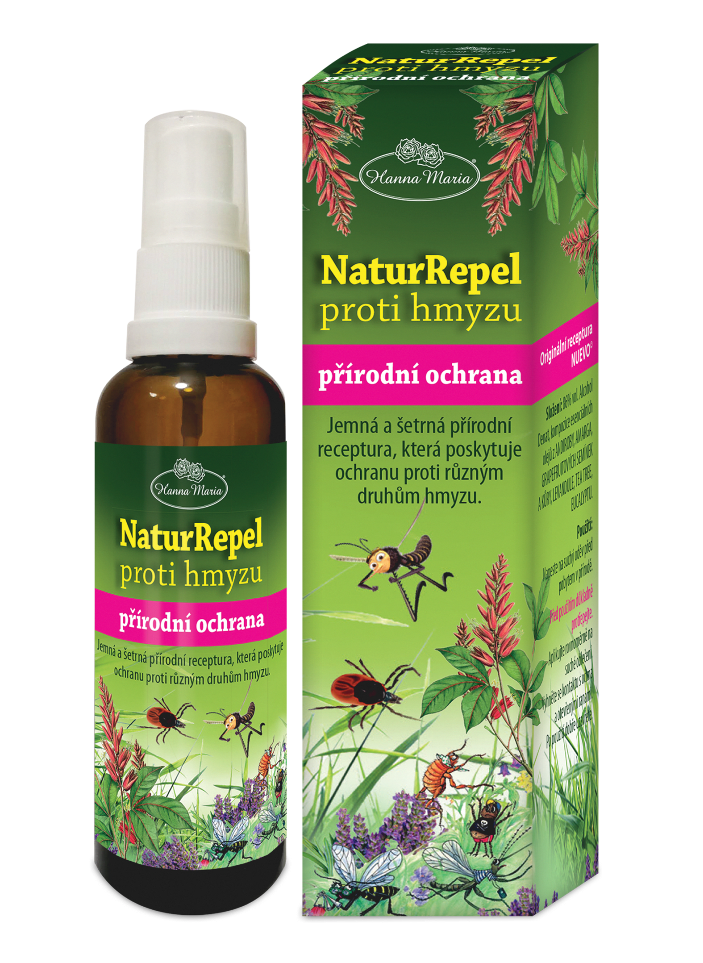 NaturRepel proti klíšťatům, komárům 50ml 