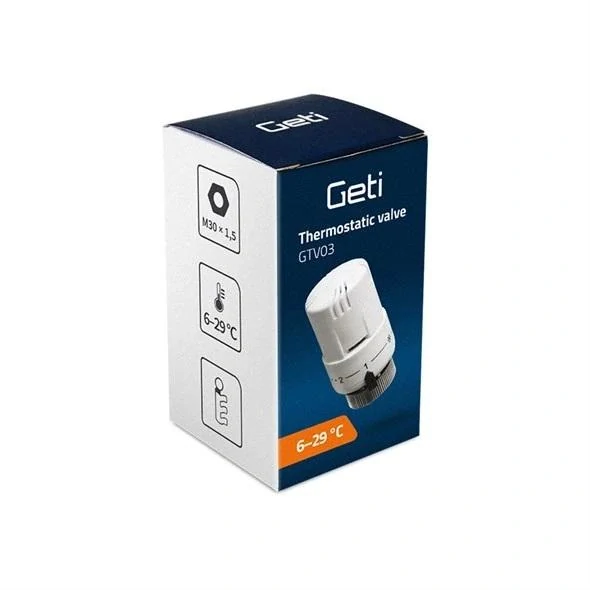 Termostatická hlavice GETI GTV03