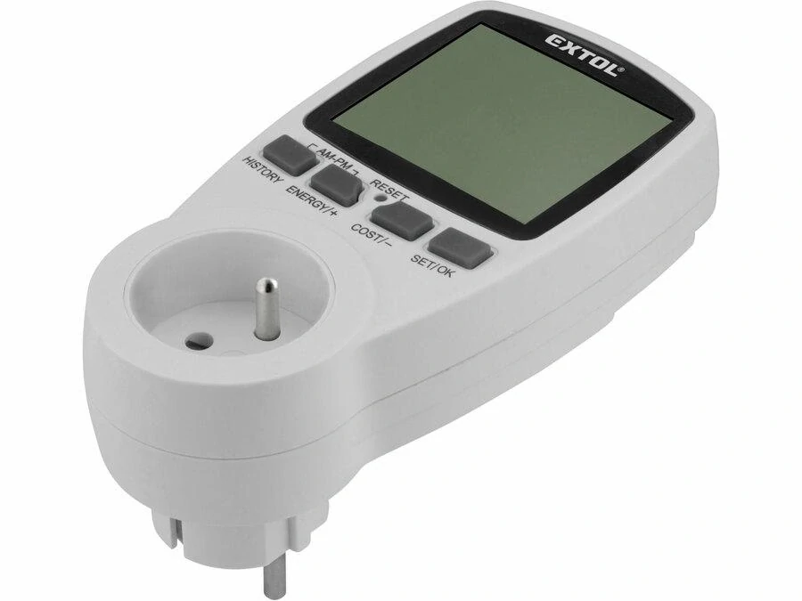 Měřič spotřeby el. energie do zásuvky - wattmetr