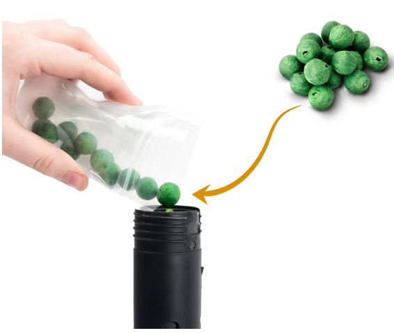 Odpuzovací difuzér na krtky, hryzce a hraboše