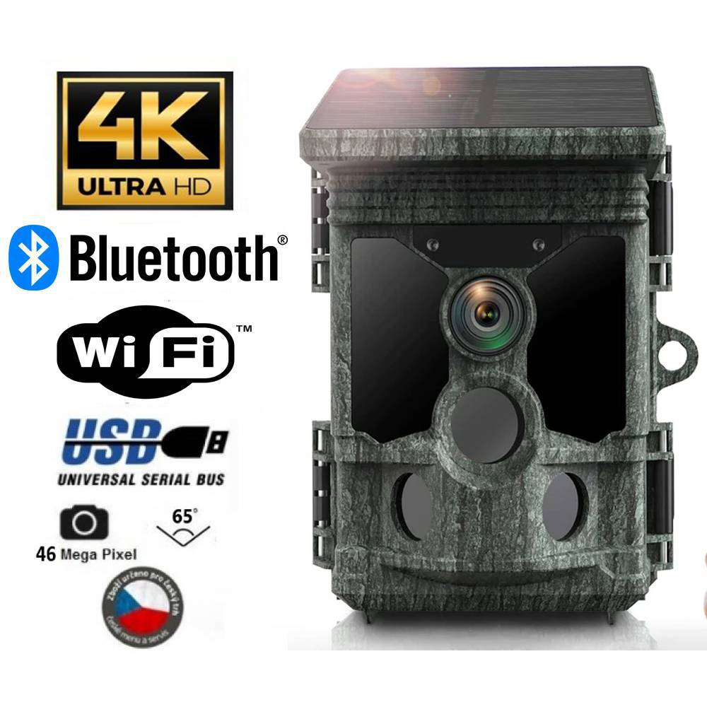 BUNATY 4K WiFi Solar + Baterie zdarma